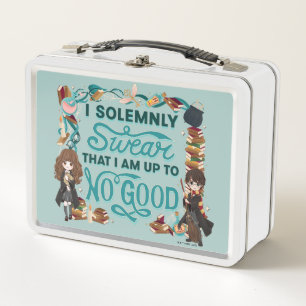 Magical Watercolor "I Solemnly Swear" Metal Lunch Box