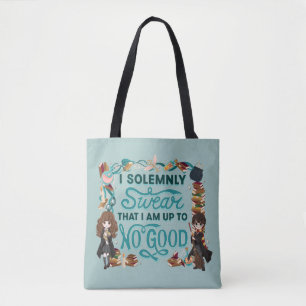 Magical Watercolor "I Solemnly Swear" Tote Bag