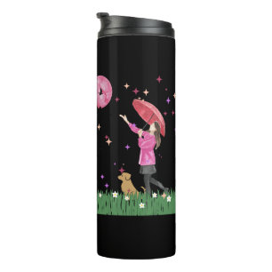 Magical Watercolor Thermal Stainless Steel Tumbler