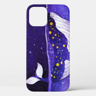 Magical Whale: Dark Ocean Night iPhone 12 Case