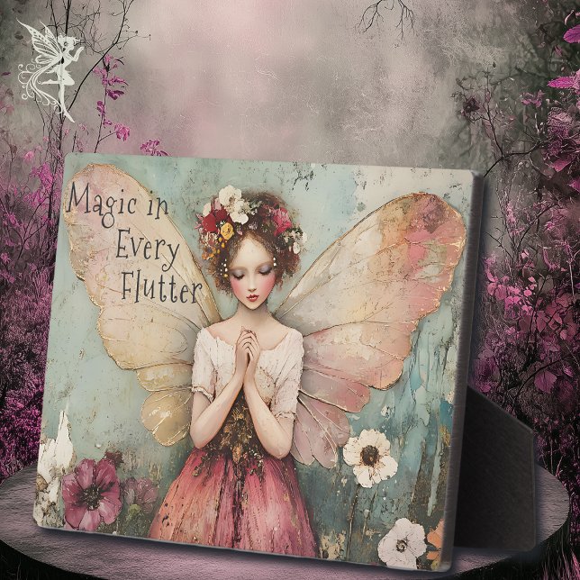 Magical Whimsical Fairy & Flower Garden with Quote Plaque (Creator Uploaded)