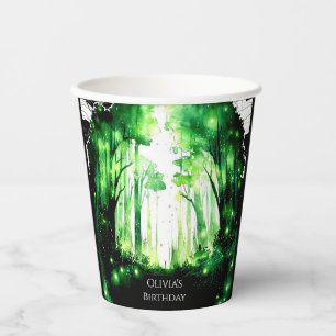 Magical Whimsy Woodland Birthday Paper Cups