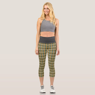 Magical Whispers Amongst The Flowers Capri Leggings