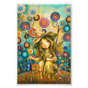 Magical Whispers Amongst The Flowers Photo Print