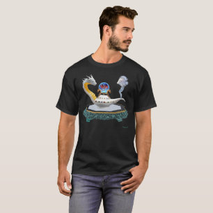 Magical White Ceramic Dragon Lamp T-Shirt