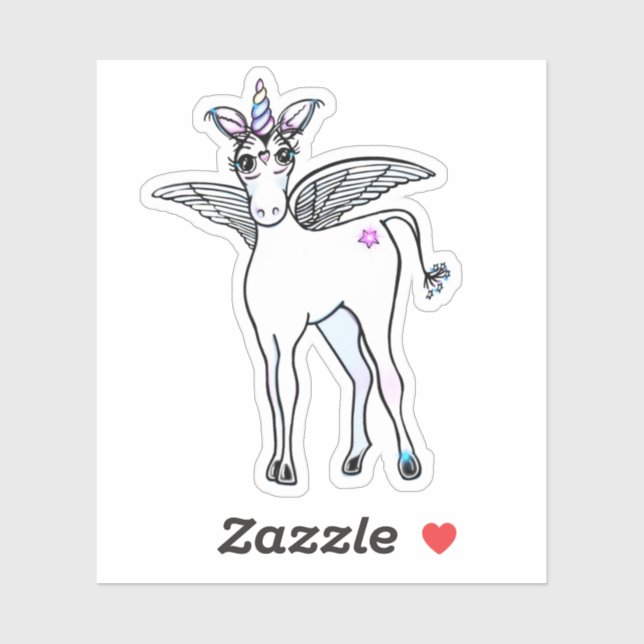 Magical winged Unicorn (Sheet)