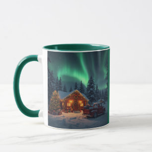 Magical Winter Cabin Christmas Mug