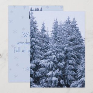 Magical winter forest - christmas 