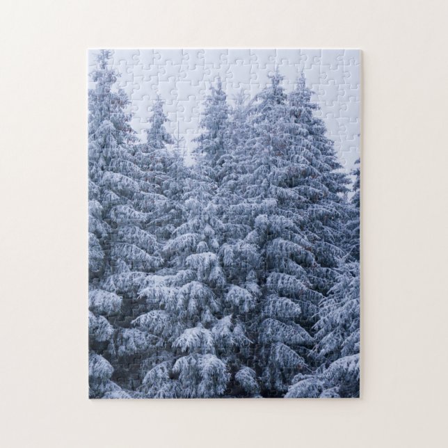 Magical winter forest   jigsaw puzzle (Vertical)
