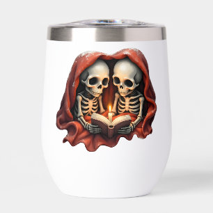 Magical winter moments, two skeletons