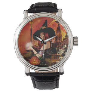 Magical Witch Art Wrist Watch