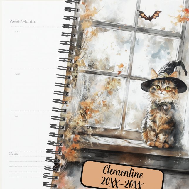 Magical Witch Cat Undated Appointment Book Diary  Planner (Creator Uploaded)