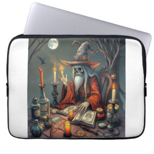 Magical witch man  laptop sleeve