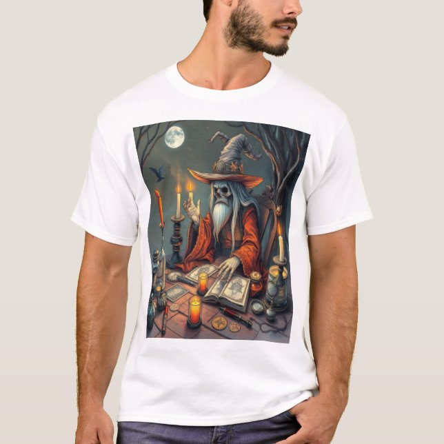 Magical witch man  T-Shirt (Front)