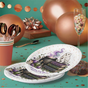 Magical Witches & Wizard Birthday Party Paper Plate