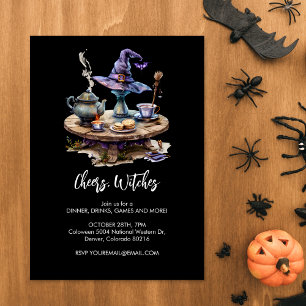 Magical Witch's table Halloween Invitation
