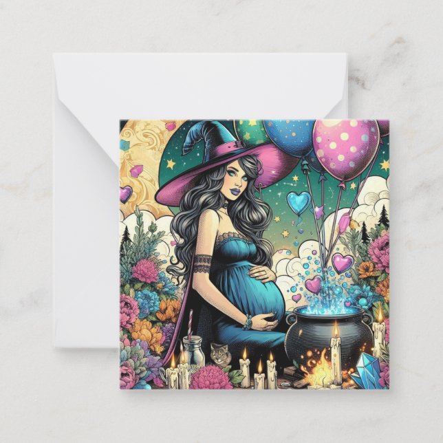 MAGICAL WItchy Baby Brewing | Baby | Pregnancy | M Card (Front)