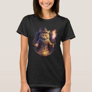 Magical Wizard Cat Fantasy Kitten  2 T-Shirt