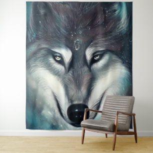 Magical Wolf Tapestry
