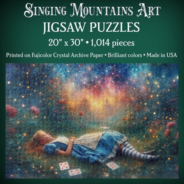 Magical Wonderland Sleeping Alice Jigsaw Puzzle (Creator Uploaded)