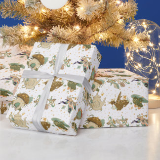 Magical Woodland Creatures Wrapping Paper Roll
