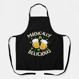 Magically Delicious Beer Drinking Irish Team St Apron
