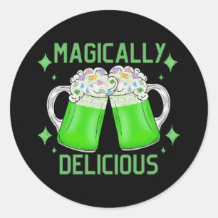 Magically delicious classic round sticker