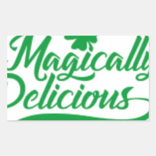 Magically Delicious St. Patrick's Day Rectangular Sticker
