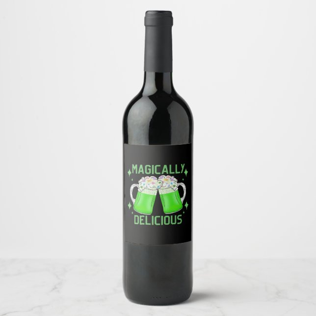 Magically delicious wine label (Front)