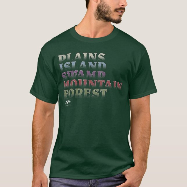 Magiche Gathering Locationet Stack family T-Shirt (Front)