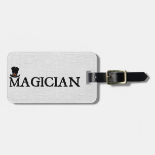 Magician and Hat Luggage Tag