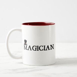 Magician and Hat Two-Tone Coffee Mug