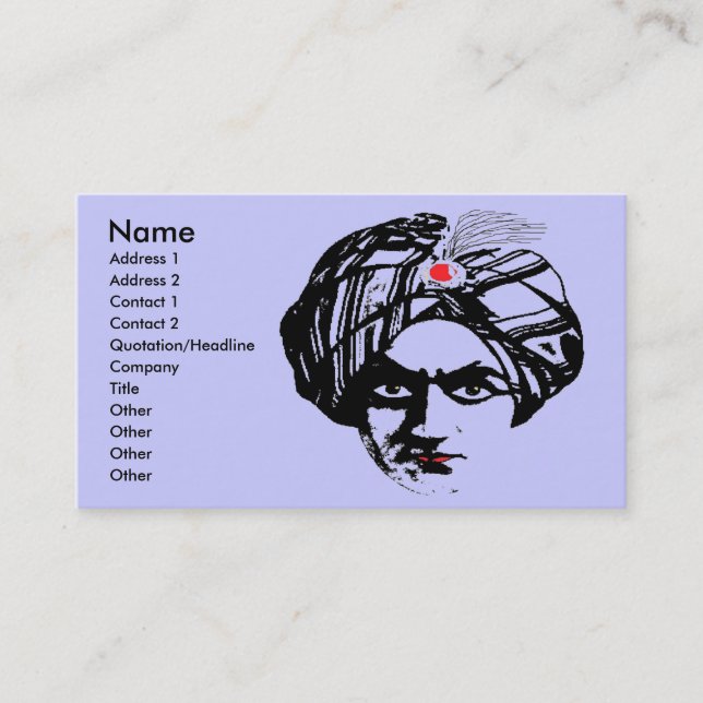 Magician Business Card (Front)
