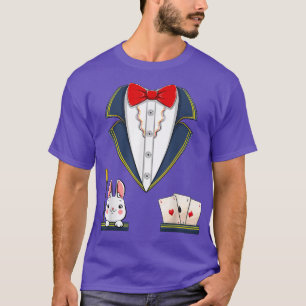 Magician Costume Halloween Magic Show Kids Mens Wo T-Shirt