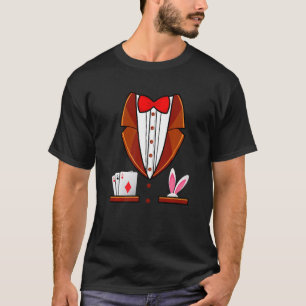 Magician Costume Magicians Magic Simple Halloween T-Shirt