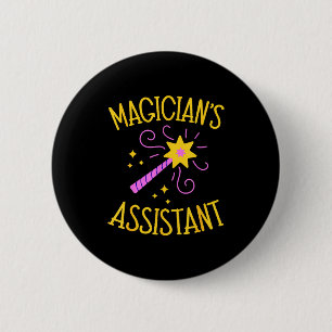 Magician Istant Costume Kids Men Women Birthday Ch 6 Cm Round Badge
