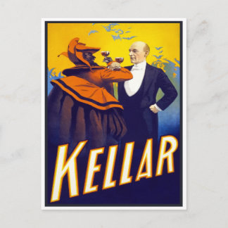 Magician Kellar, 1899 Postcard