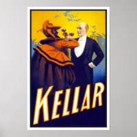 Magician Kellar, 1899. Vintage Advertising