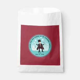 Magician kid birthday party favour bag