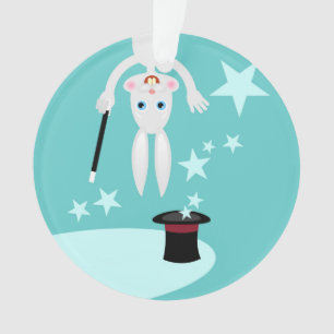 Magician kids birthday party ornament
