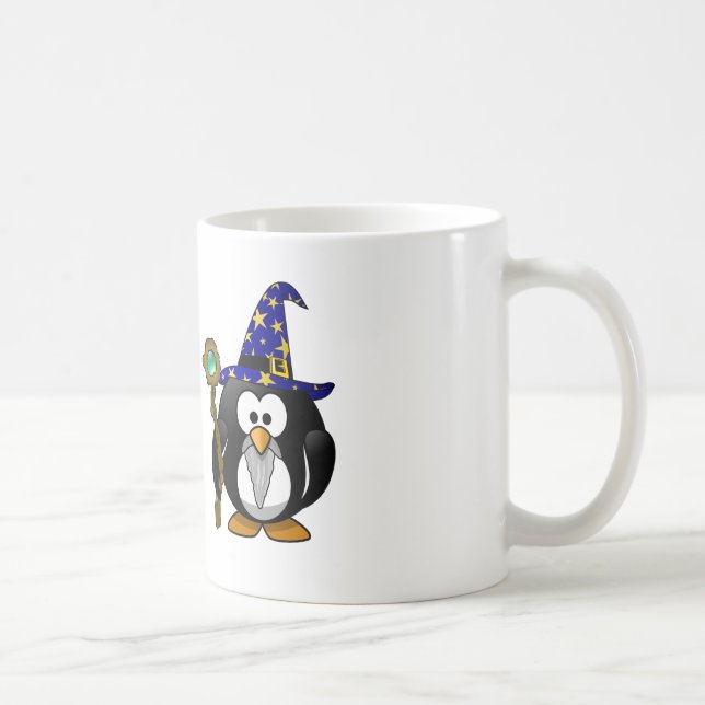 Magician Penguin Coffee Mug (Right)