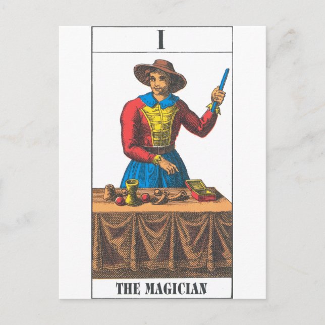 magician postcard (Front)