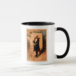 Magician Pulling Roses out of Hat Poster Mug