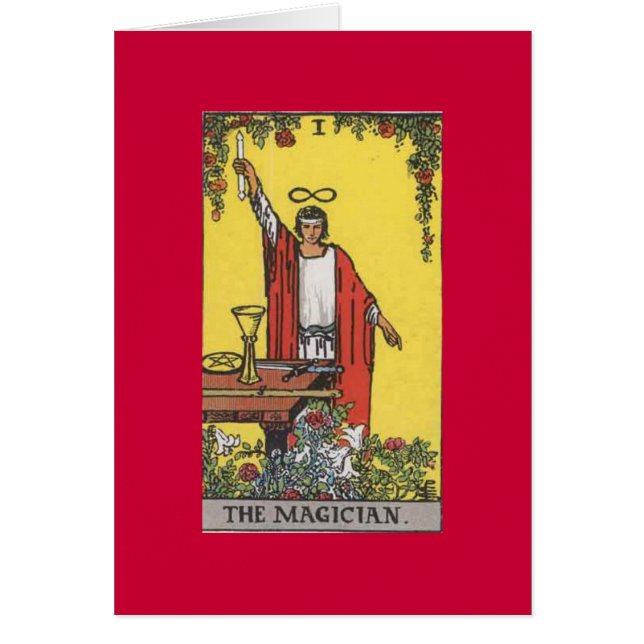 Magician tarot card image (Front)