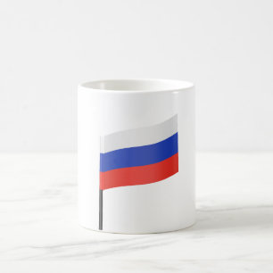 Magician top hat and magic wand coffee mug