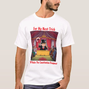 Magician Trump Disappearing Constitution Trick T-Shirt