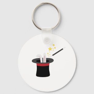 Magicians Hat Key Ring