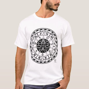 Magick Circle Mandala T-Shirt by Oberon Zell