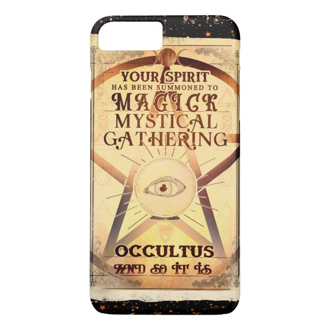 Magick Mystical Gathering Magic Fortune Teller Eye Case-Mate iPhone Case (Back)