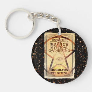 Magick Mystical Gathering Magic Fortune Teller Eye Key Ring